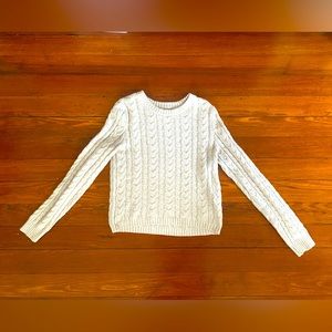Cream Warm Long Sleeve Sweater from American Eagle in a size MEDIUM